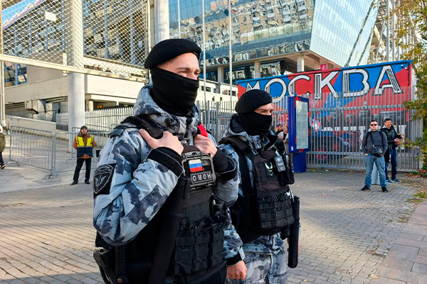 Безопасность спортивных мероприятий в Москве обеспечила Росгвардия 