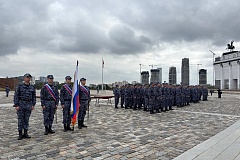 Торжественный выпуск сотрудников Росгвардии, прошедших профессиональное обучение, состоялся на Поклонной горе 